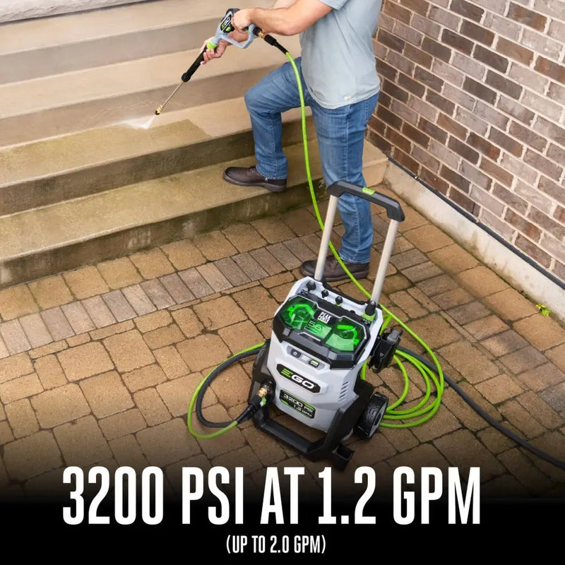EGO Power+ HPW3204 3200 psi Battery 2 gpm Pressure Washer W/ (2) 6AH BATTERIES