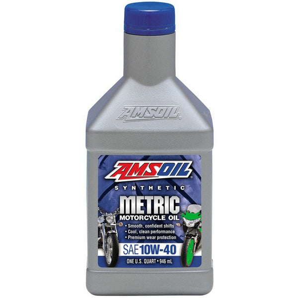 AMSOIL 10W-40 Synthetic Metric Motorcycle Oil