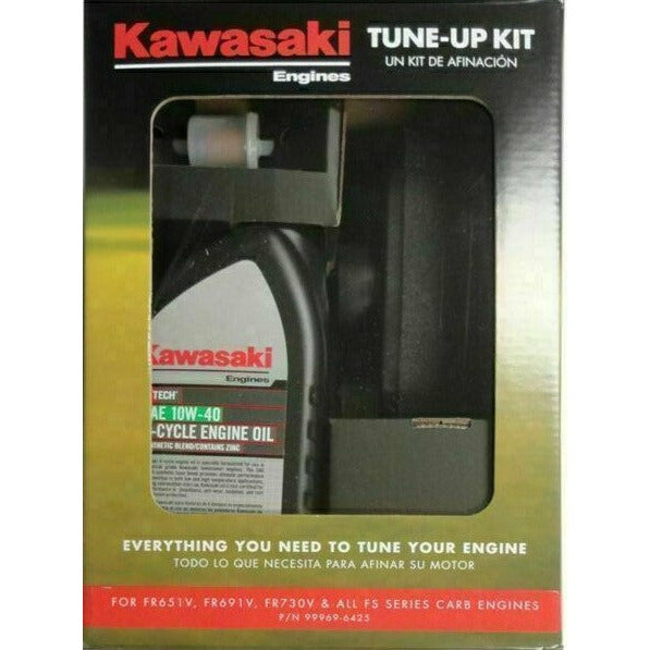 Kawasaki 10W-40 Tune-Up Kit for All FR 730V, 691V, 651V All FS Series Carbureted & EFI Engines