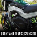 EGO Power+ MB1005-2 Mini Bike with 2 x 7.5Ah Batteries and 560W Dual-Port Charger