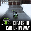 EGO Power+ Power SNT2405 24 in. Two stage 56 V Battery Snow Blower Kit (Battery & Charger) W/ TWO 7.5 AH BATTERIES