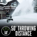 EGO Power+ Power SNT2405 24 in. Two stage 56 V Battery Snow Blower Kit (Battery & Charger) W/ TWO 7.5 AH BATTERIES