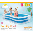 Swim Center Family Pool for 2-3 Kids, Backyard Splash Pool for Children 6+ Years Old, 198-Gallons, Blue & White