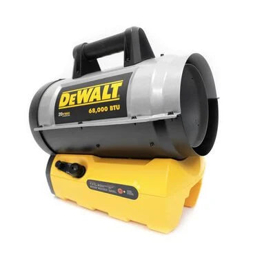 DEWALT 68000 BTU Cordless Portable Forced Air Propane Heater