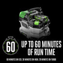 EGO Power+ WDV0904 9 gal Cordless Wet/Dry Vacuum Kit (Battery & Charger) 56 V W/ 5.0AH BATTERY