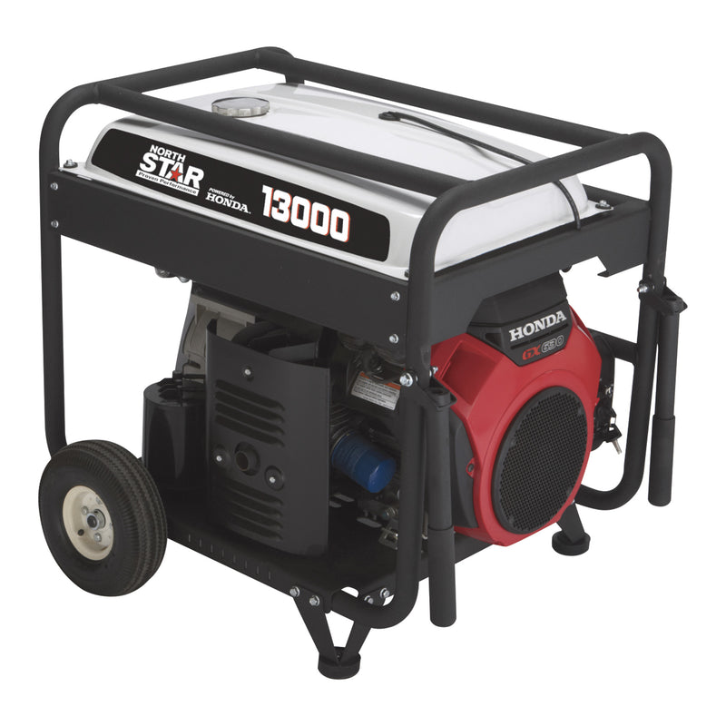 NorthStar Portable Generator with Honda GX630 OHV Engine — 13,000 Surge Watts, 10,500 Rated Watts, Electric Start