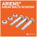 Ariens OEM 3PK Shear Bolt Service Assembly - 52100100 (verify compatibility)