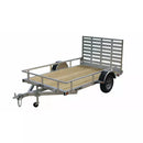 Trophy Trailer - SINGLE AXLE - OPEN SIDE - Aluminum Utility Trailer - Sizes: 8ft - 14ft