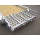 Trophy Trailer - SINGLE AXLE - OPEN SIDE - Aluminum Utility Trailer - Sizes: 8ft - 14ft