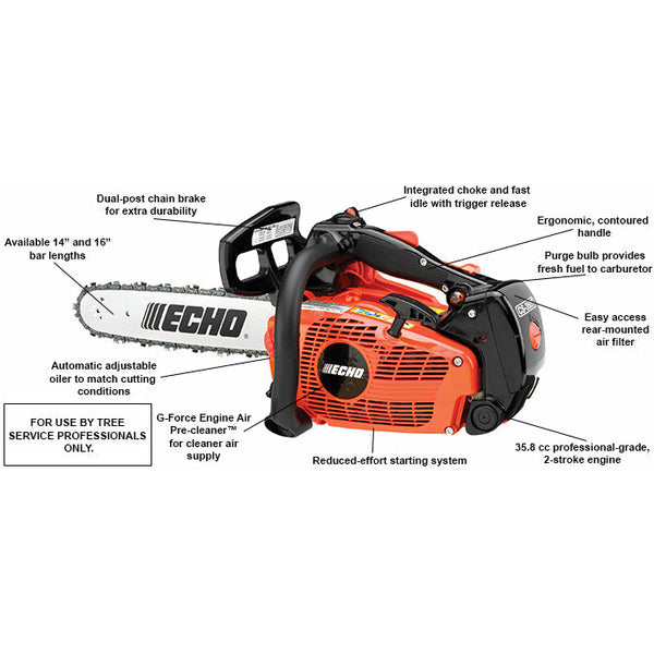 Echo CS-355T Professional Top Handle Chain Saw