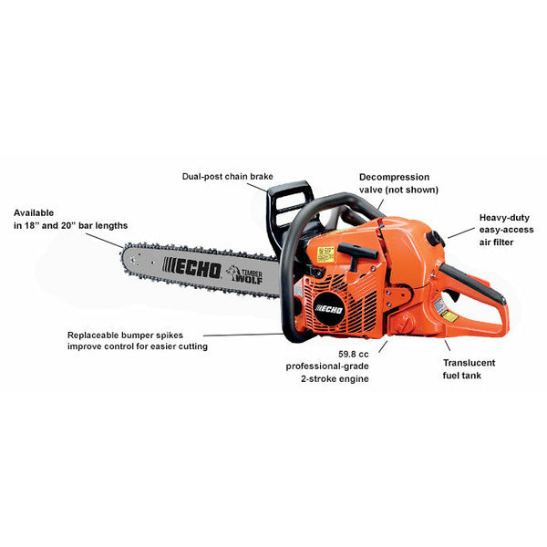 Echo CS-590 Timber Wolf Chain Saw