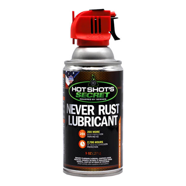 Hot Shot's : Never Rust Lubricant - 9 OZ Spray Can