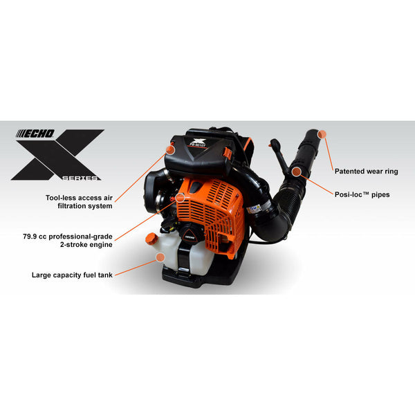 Echo PB-9010T (Industry's Most Powerful) Backpack Blower