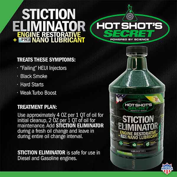 Hot Shot's : Stiction Eliminator - Oil Additive