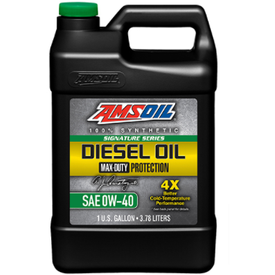 AMSOIL Signature Series Max-Duty Synthetic Diesel Oil 0W-40