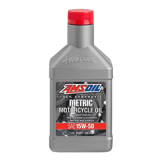 AMSOIL 15W-50 Synthetic Metric Motorcycle Oil
