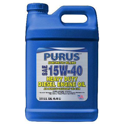 PURUS® SYNTHETIC BLEND SAE 15W-40 API CK-4/SN ENGINE OIL