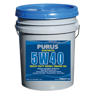 PURUS® SYNTHETIC SAE 5W-40 API CK-4 ENGINE OIL